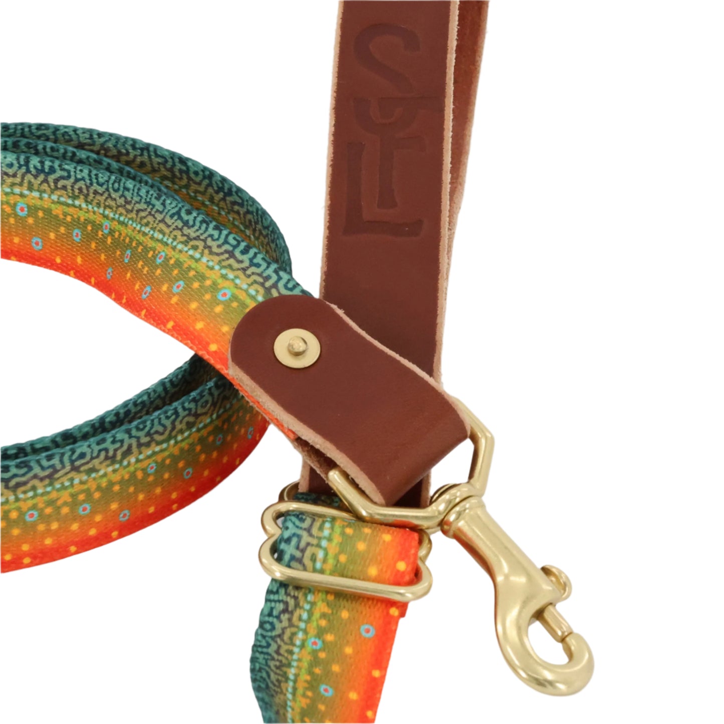South Fork Lodge Adjustable Length Dog Leash - Brook Trout