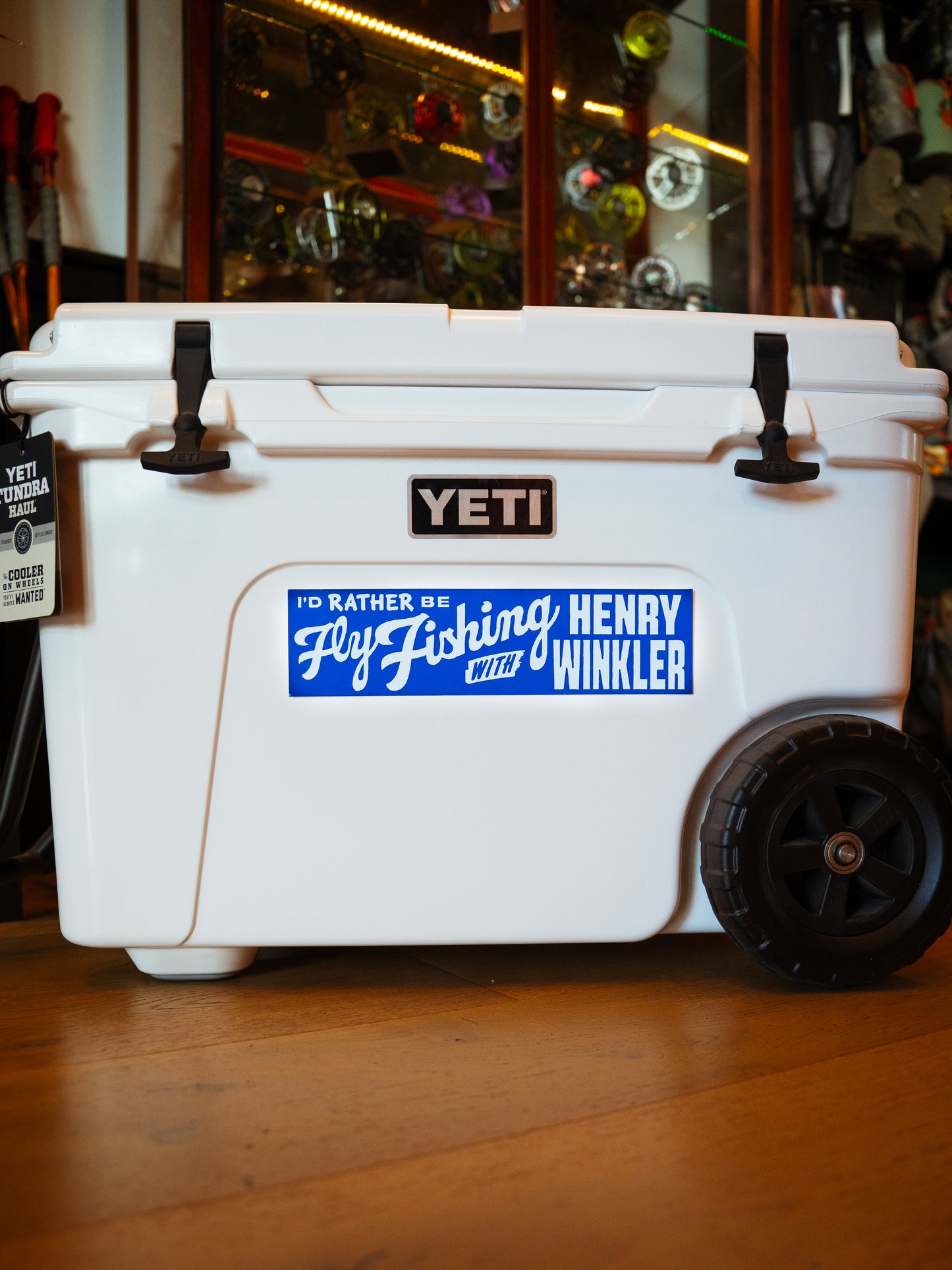 I'd Rather Be Fishing with Henry Winkler Bumper Sticker