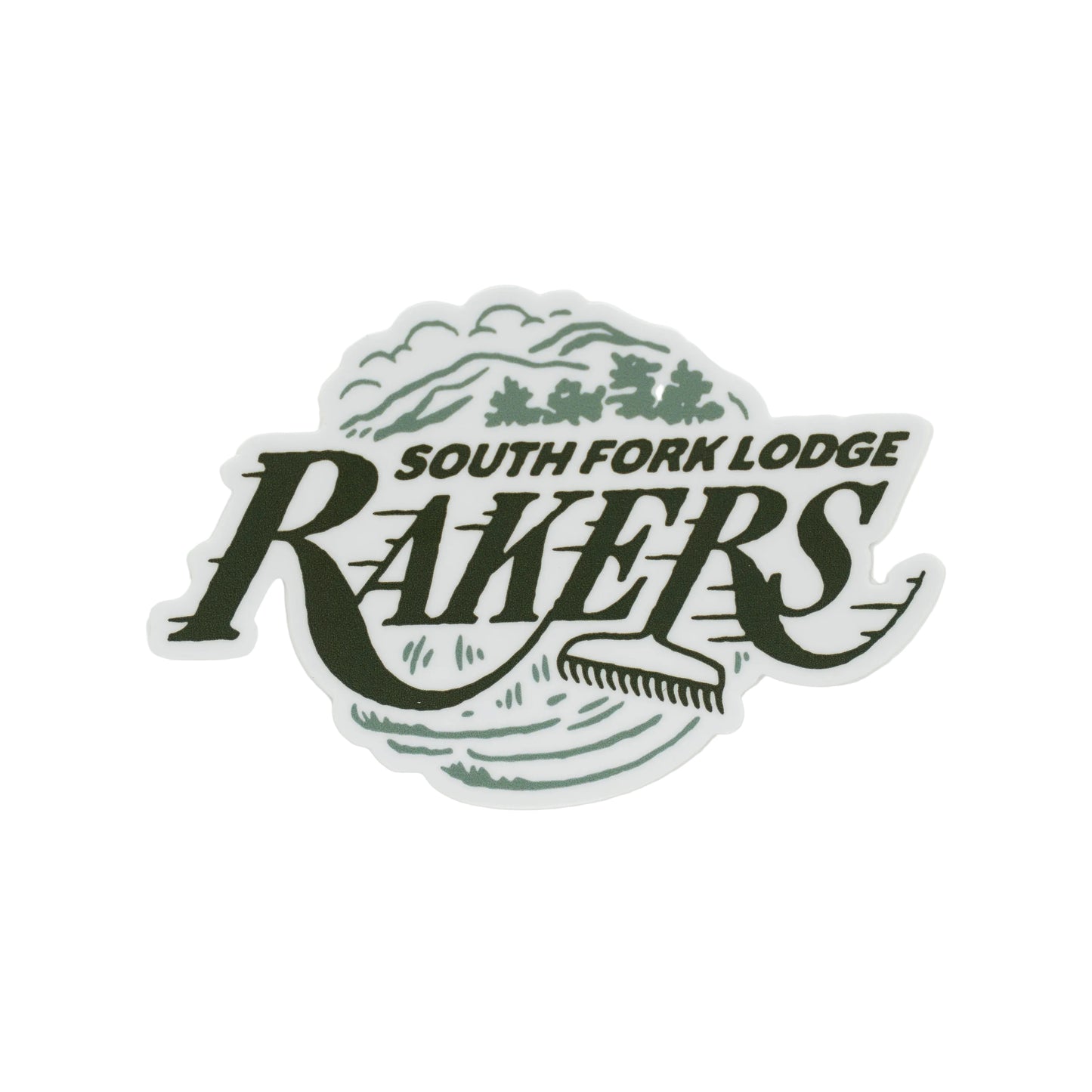 South Fork Lodge Rakers 4" Sticker