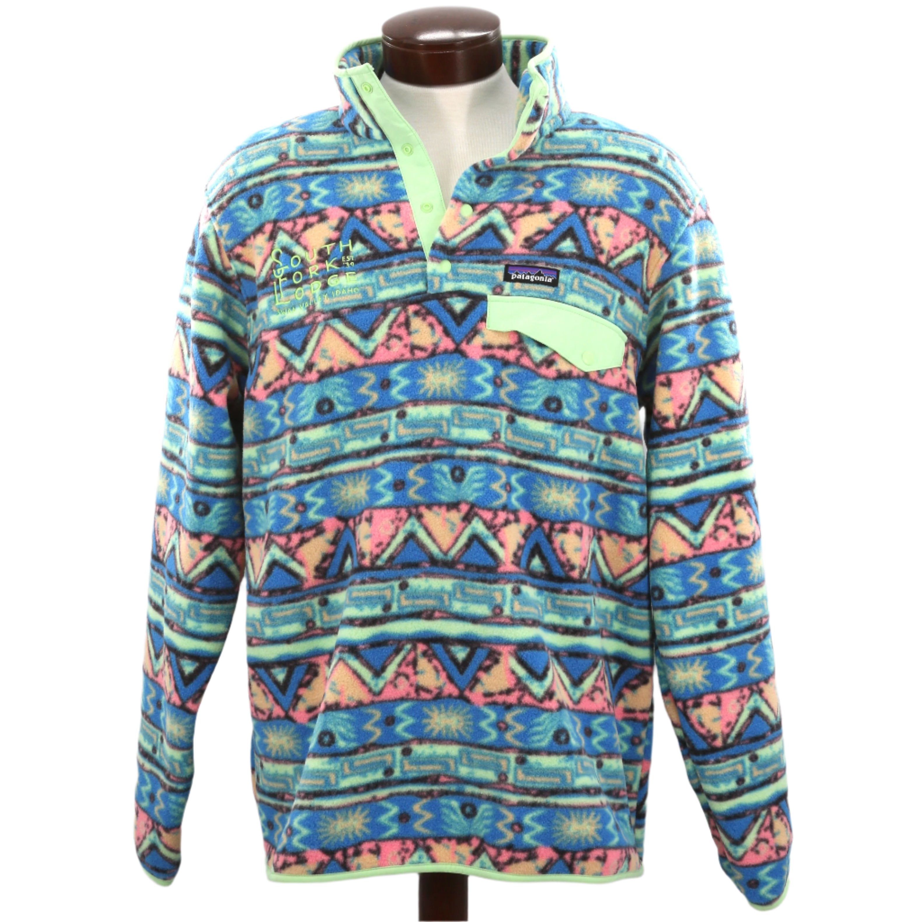 mens aztec patagonia fleece