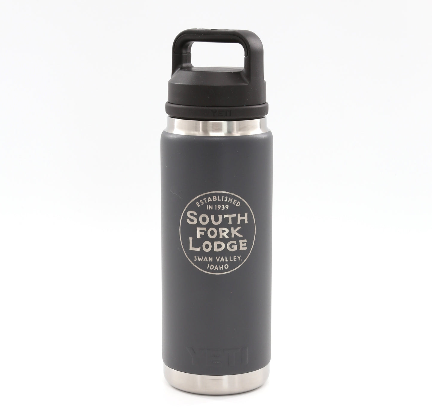 South Fork Lodge YETI Rambler 26 oz Bottle Chug