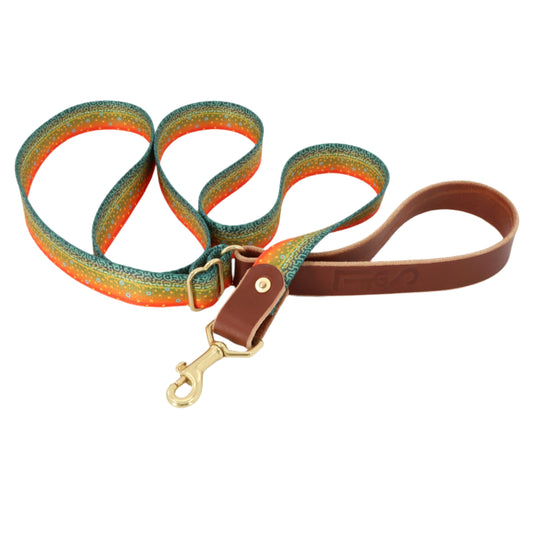 South Fork Lodge Adjustable Length Dog Leash - Brook Trout