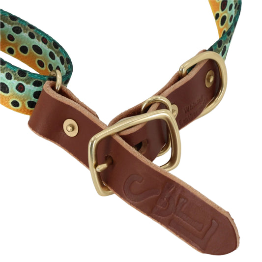 South Fork Lodge Dog Collars - Large (15.5"-24") - Brown Trout