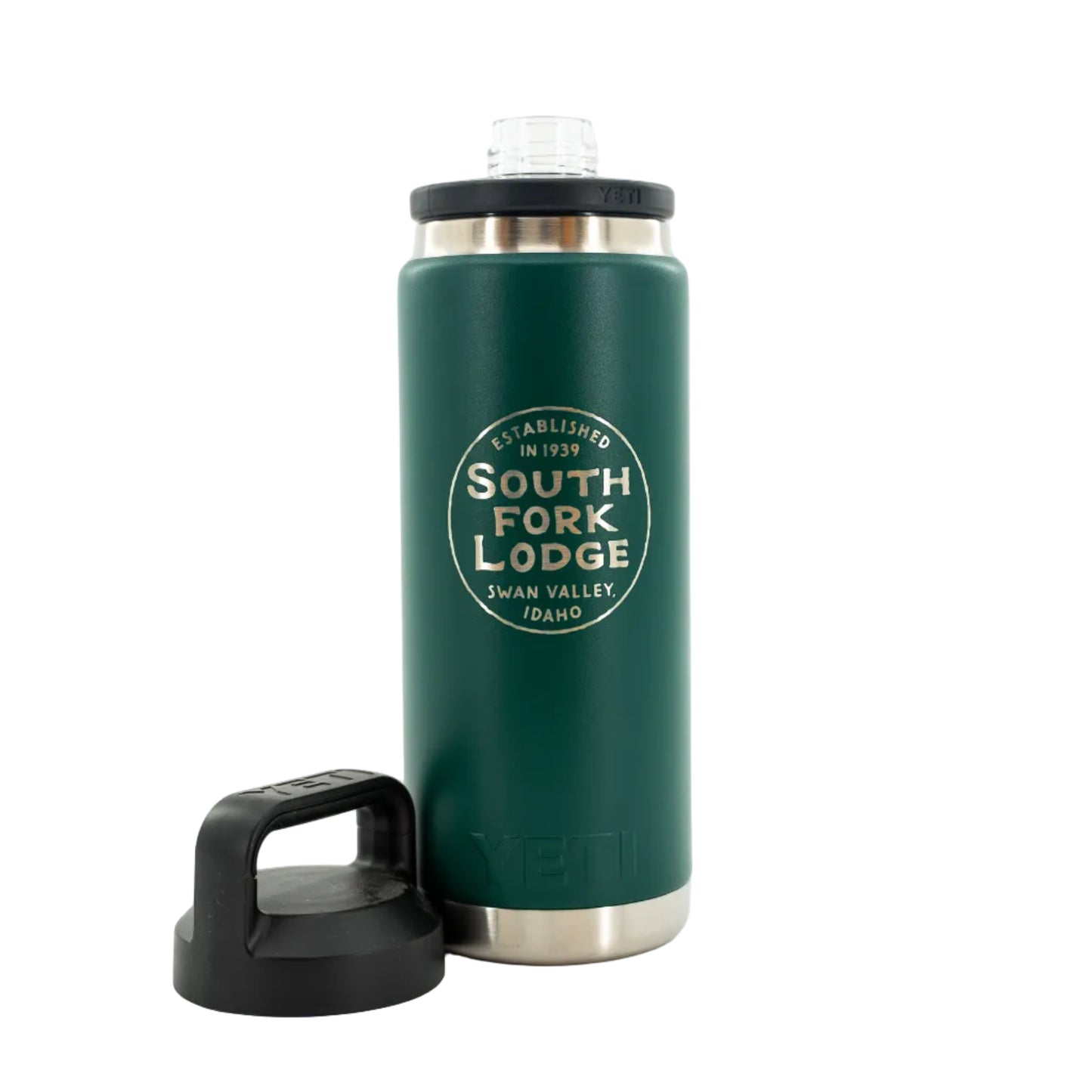 South Fork Lodge YETI Rambler 26 oz Bottle Chug