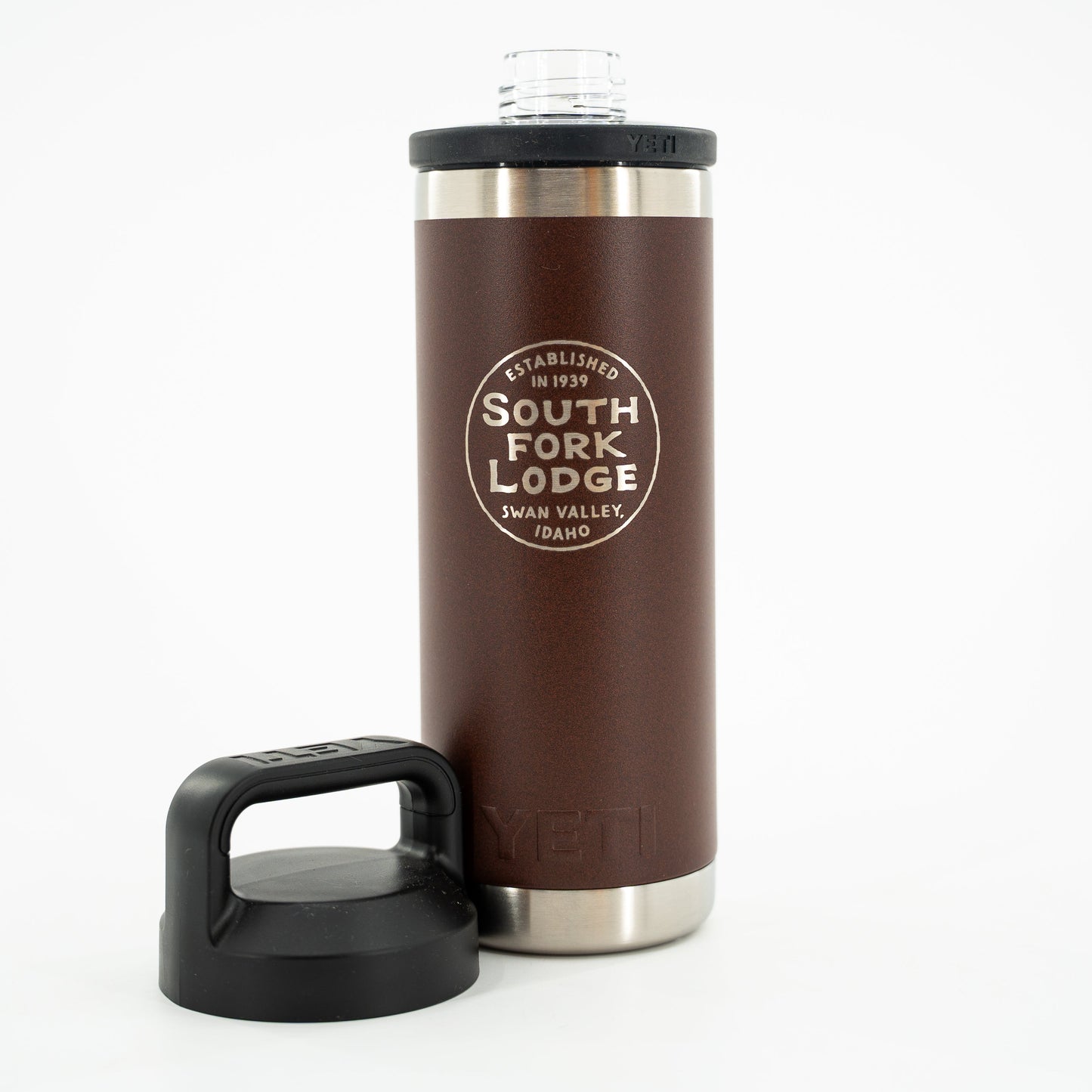 South Fork Lodge YETI Rambler 18 oz Bottle Chug