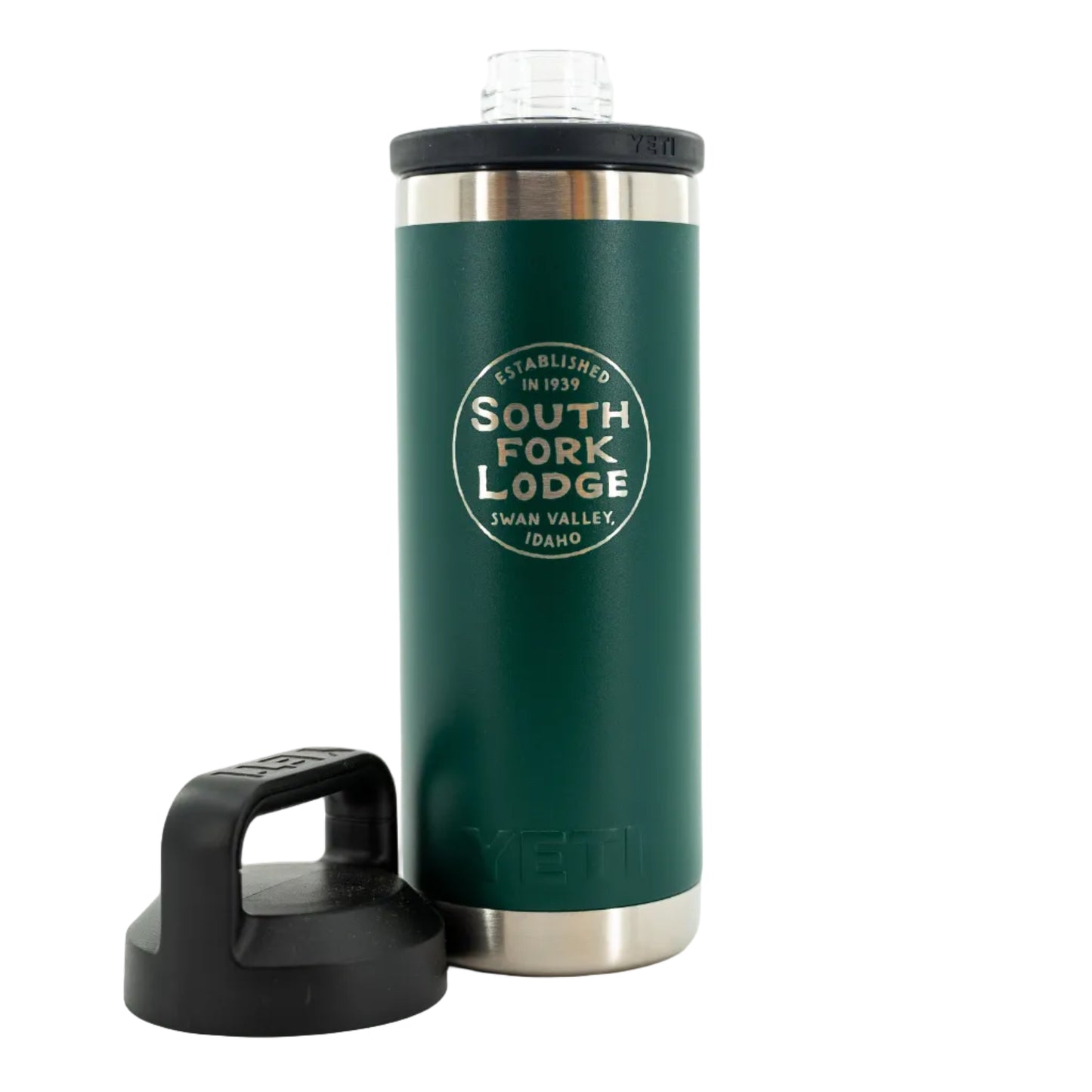 South Fork Lodge YETI Rambler 18 oz Bottle Chug