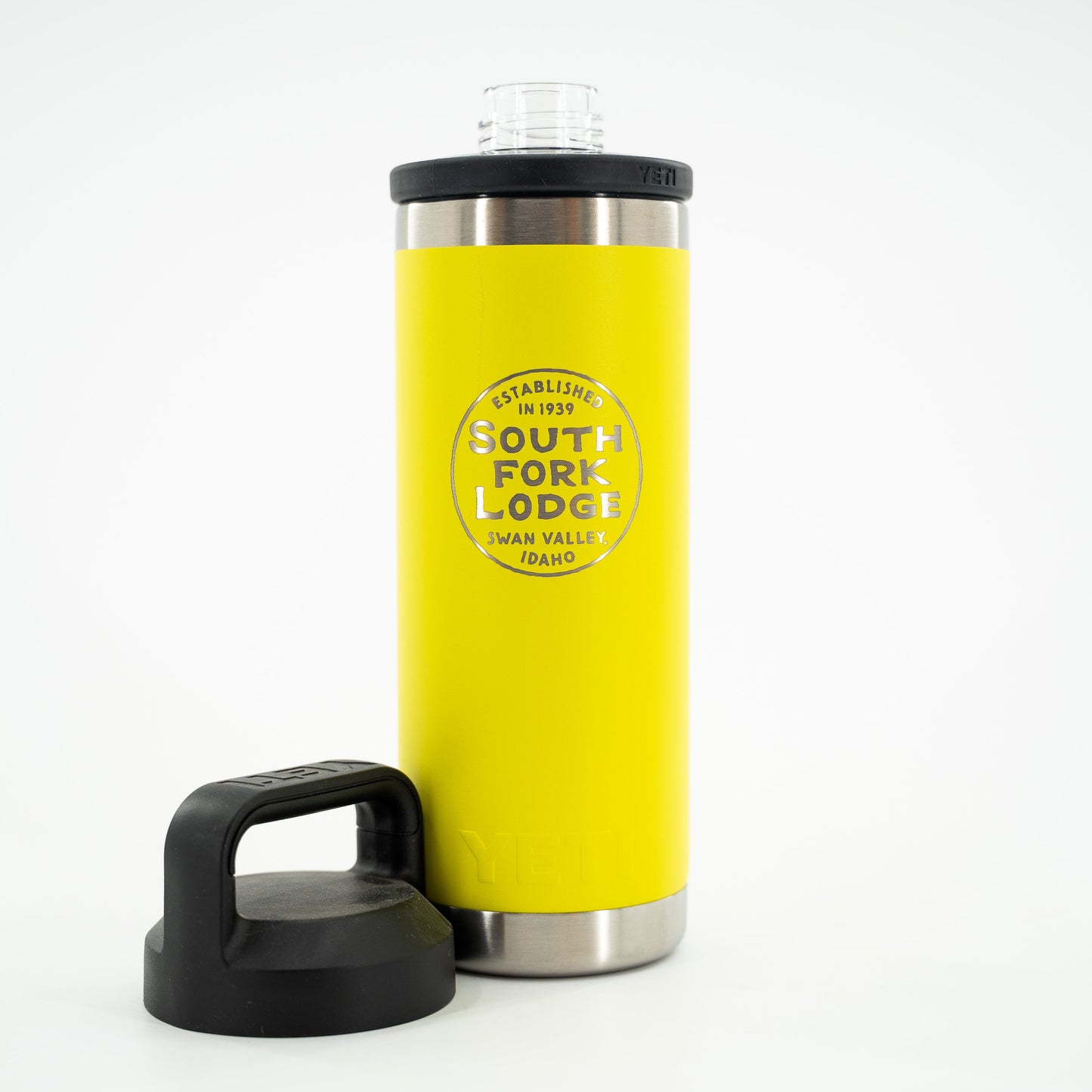 South Fork Lodge YETI Rambler 18 oz Bottle Chug