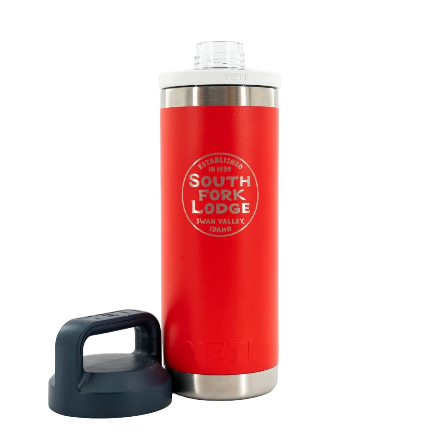 South Fork Lodge YETI Rambler 18 oz Bottle Chug