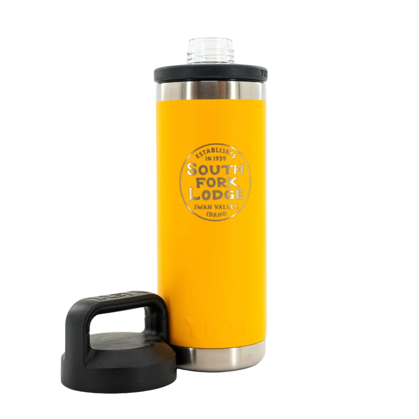 South Fork Lodge YETI Rambler 18 oz Bottle Chug