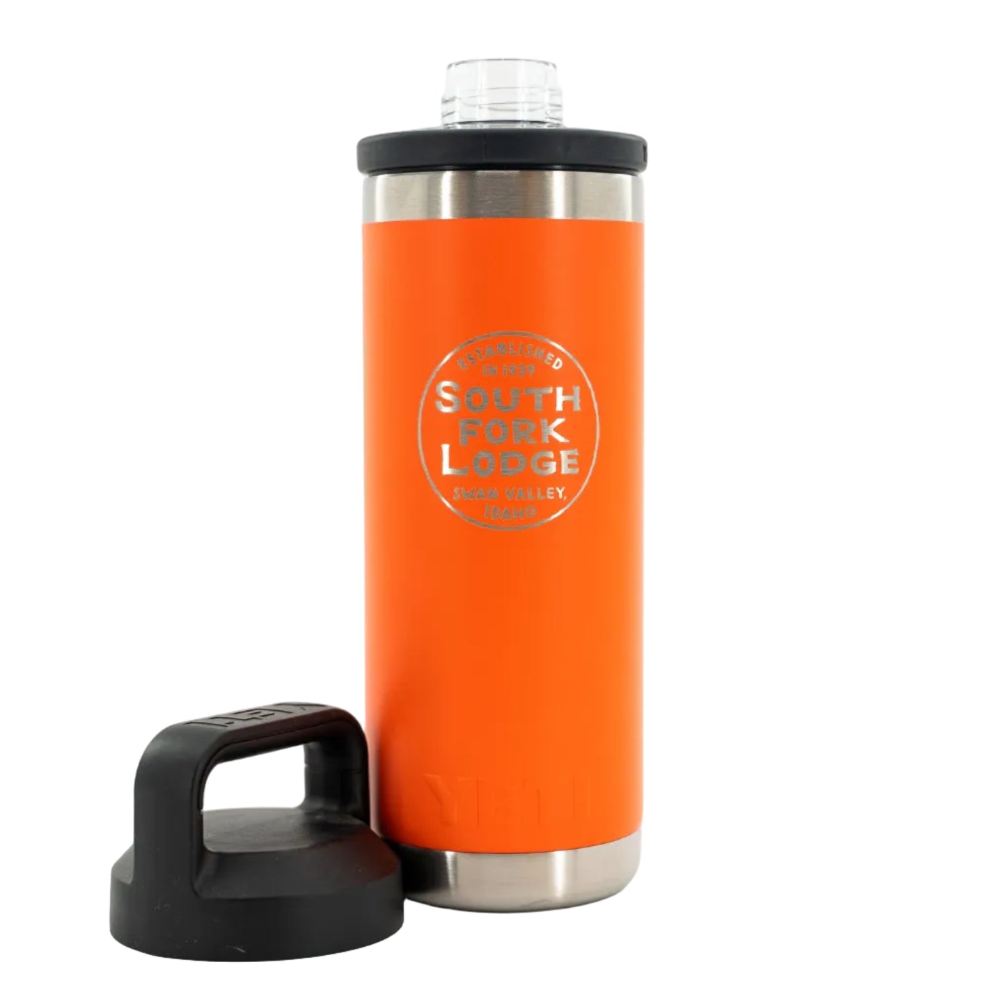 South Fork Lodge YETI Rambler 18 oz Bottle Chug