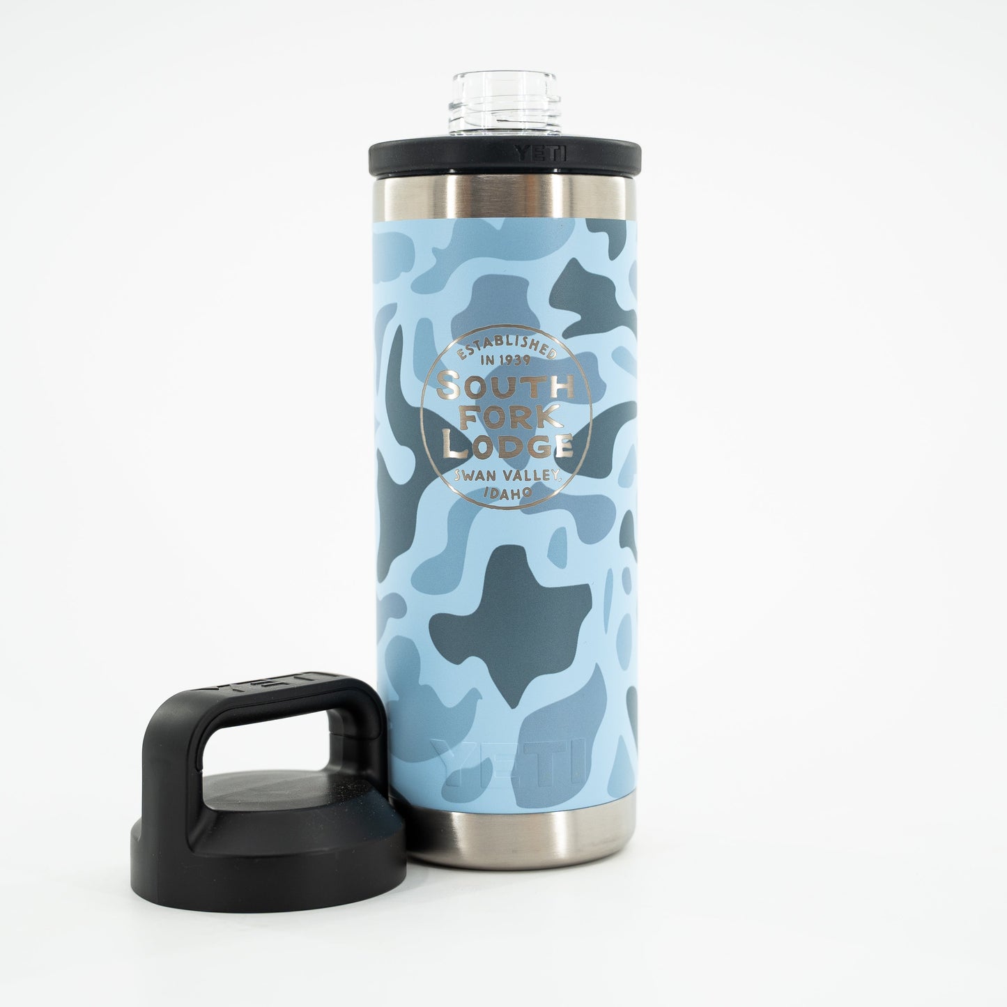 South Fork Lodge YETI Rambler 18 oz Bottle Chug