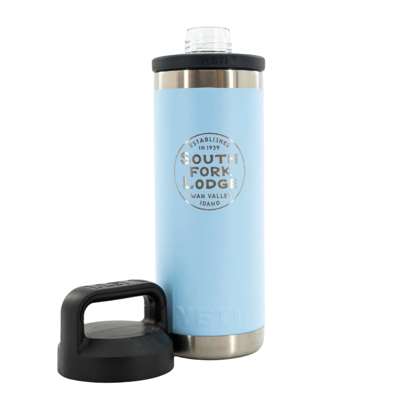 South Fork Lodge YETI Rambler 18 oz Bottle Chug