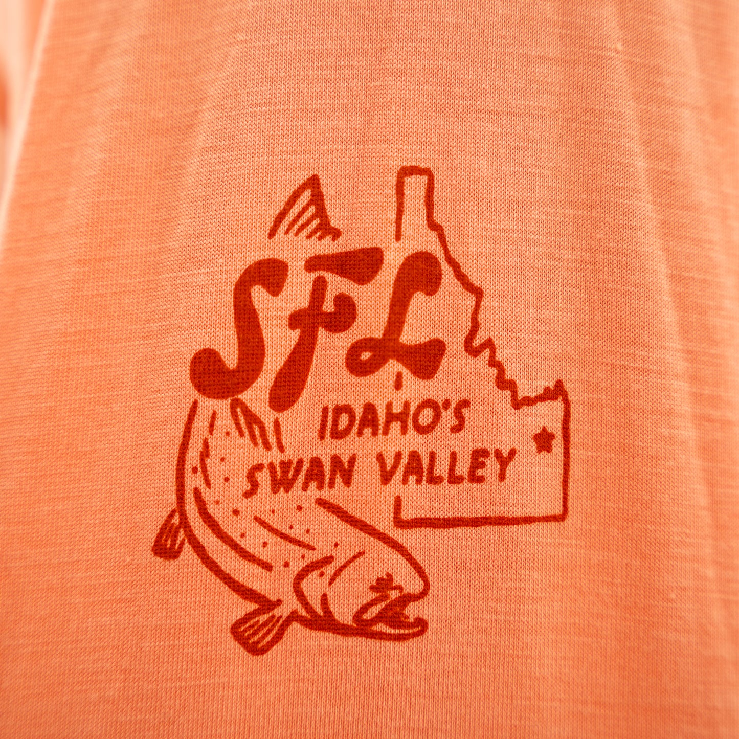 South Fork Lodge Free Fly Apparel Women's Lightweight Hoodie SFL Idaho Logo
