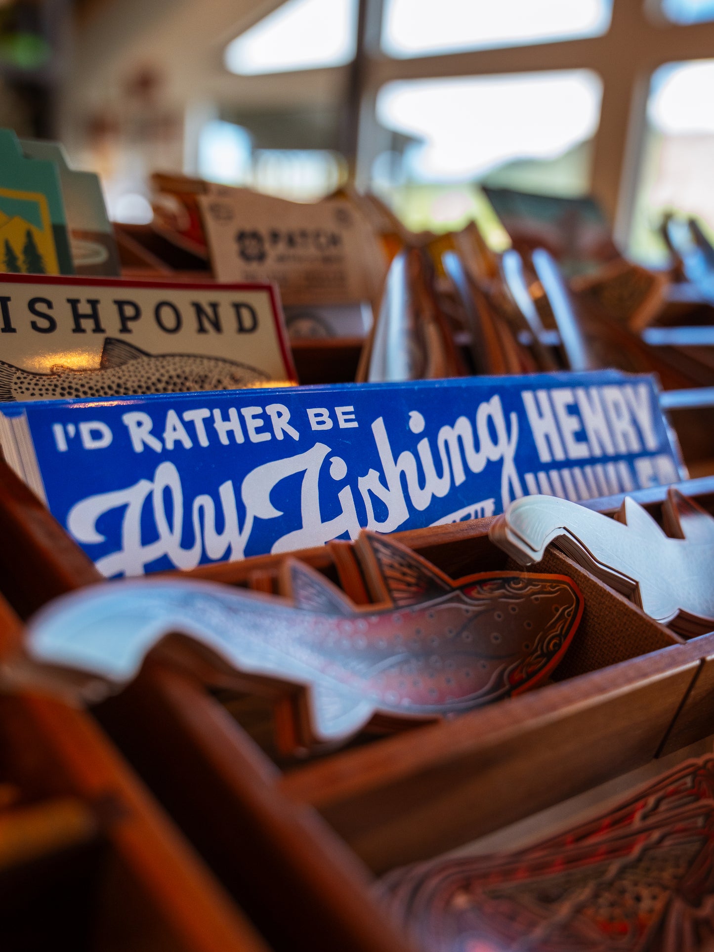 I'd Rather Be Fishing with Henry Winkler Bumper Sticker
