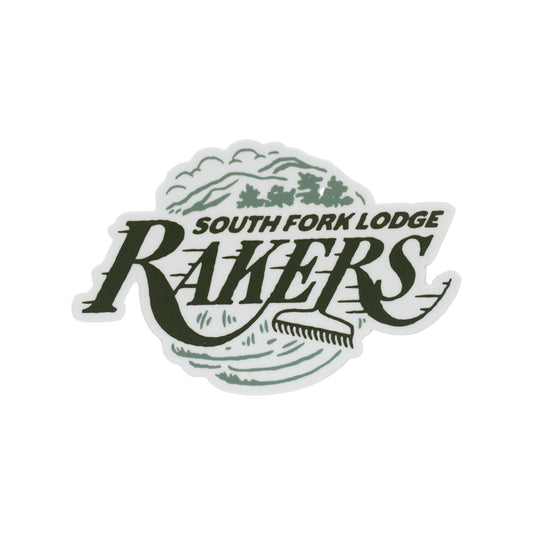 South Fork Lodge Rakers 4" Sticker