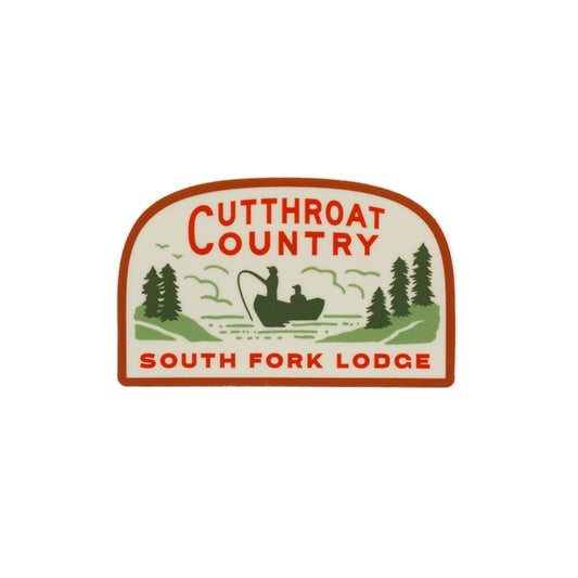 South Fork Lodge Cutthroat Country 3" Sticker
