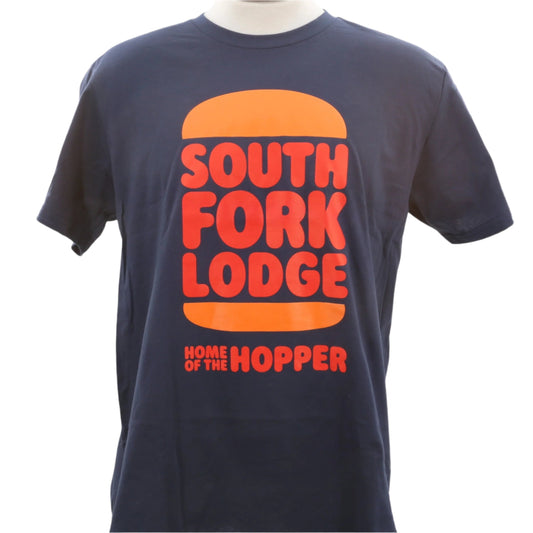 South Fork Lodge Home of the Hopper T Shirt