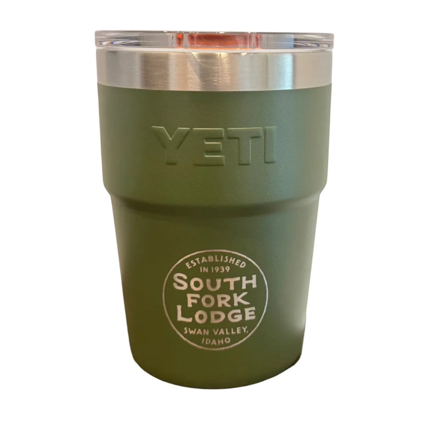 South Fork Lodge x Casting For a Cure Yeti Pint - Olive / King Crab