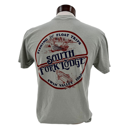 South Fork Lodge Fishing and Float Trips Pocket T-Shirt