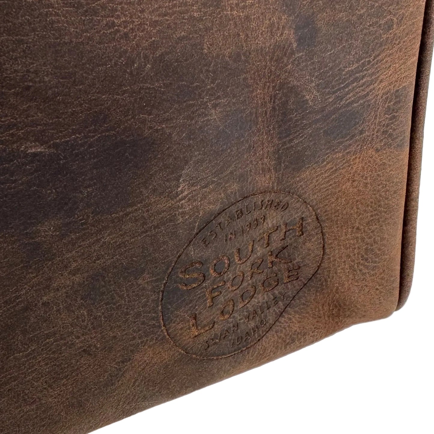 South Fork Lodge Leather Travel Bag