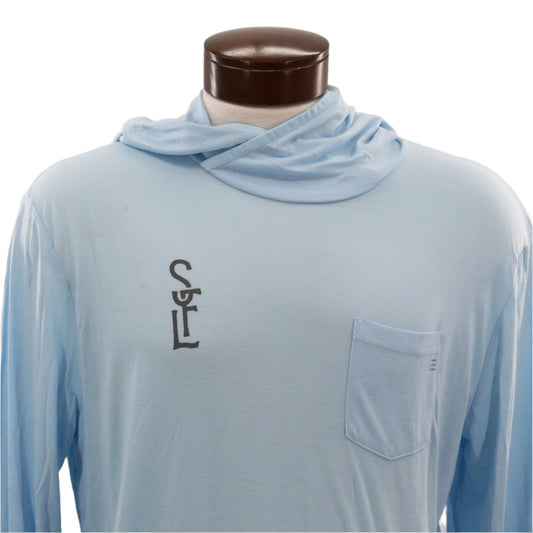 South Fork Lodge Free Fly Apparel Men's Bamboo Lightweight Hoody with SFL Monogram Logo