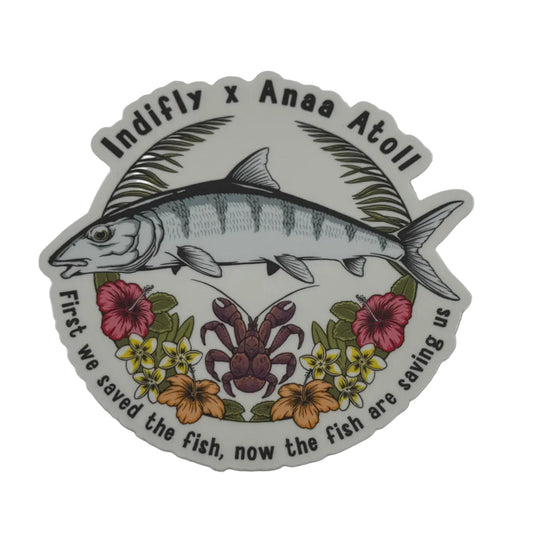 Indifly x Anaa Atoll Sticker