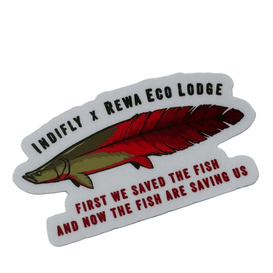 Indifly x Rewa Eco Lodge Arapaima Sticker