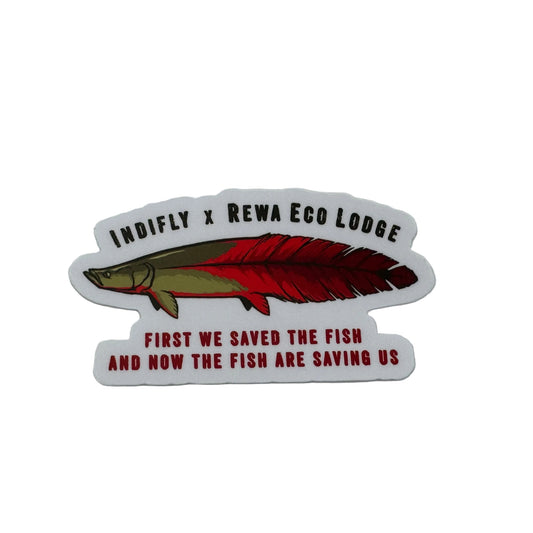 Indifly x Rewa Eco Lodge Arapaima Sticker