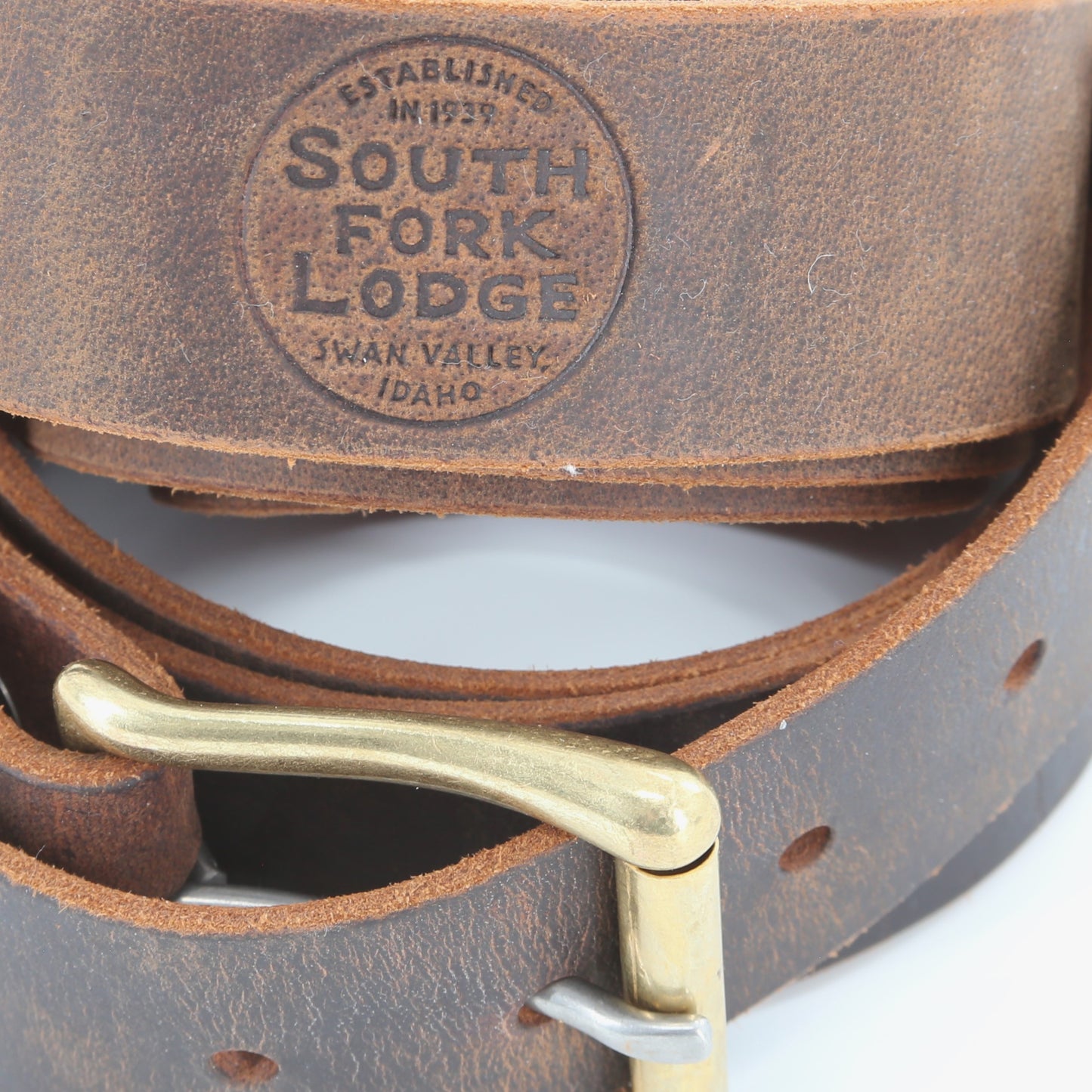 South Fork Lodge Leather Belt