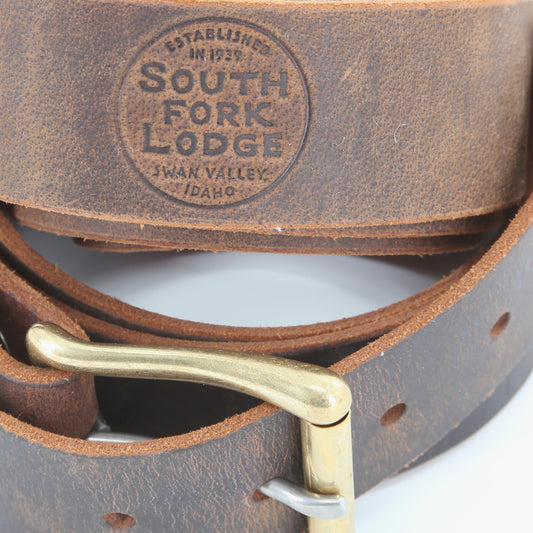 South Fork Lodge Leather Belt