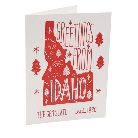 Greetings From Idaho Card