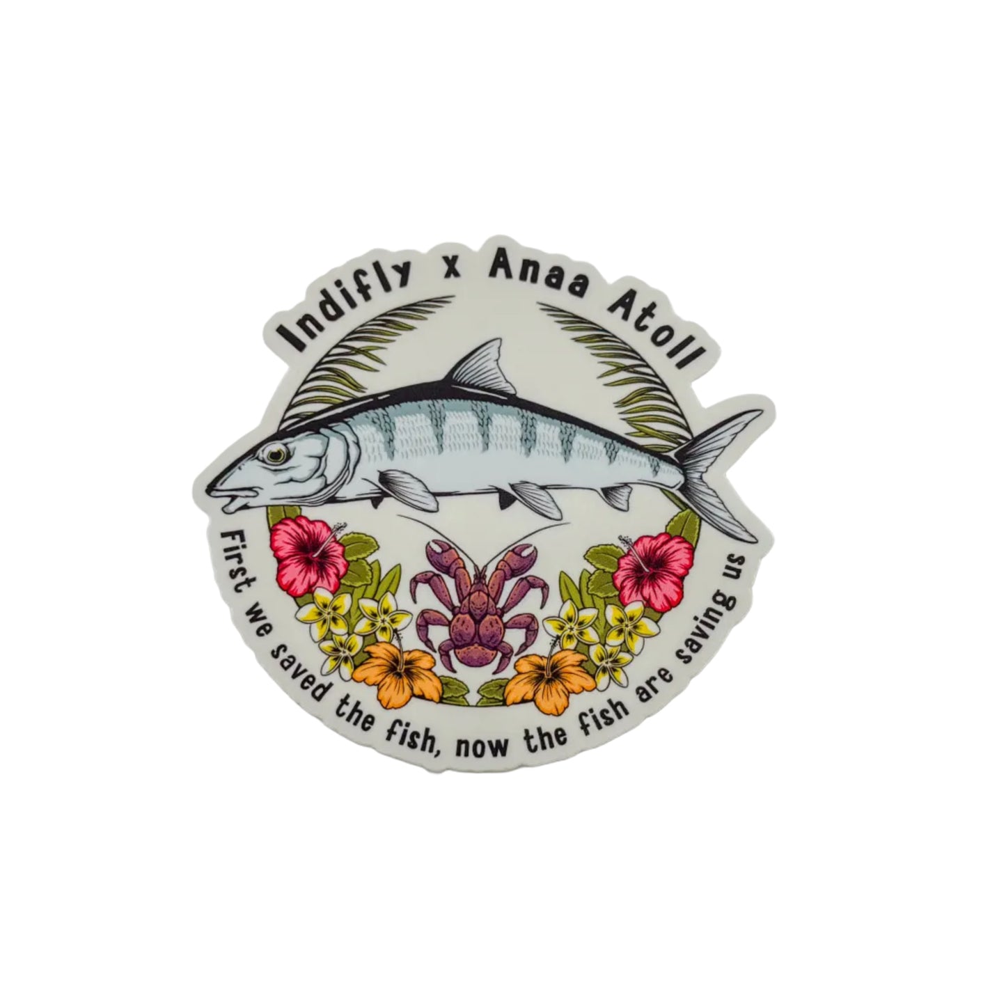 Indifly x Anaa Atoll Sticker