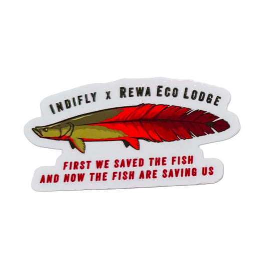 Indifly x Rewa Eco Lodge Arapaima Sticker