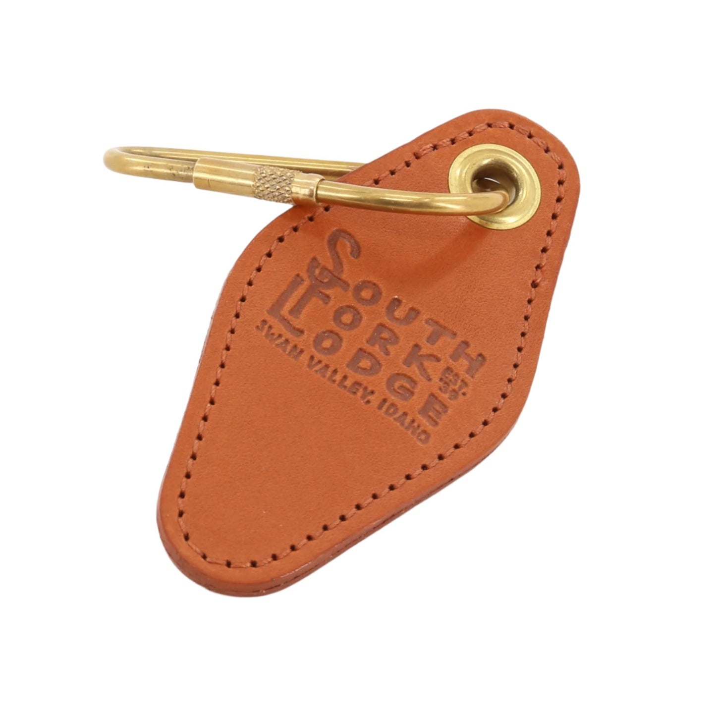 South Fork Lodge Leather Key Fob