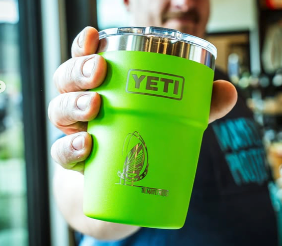 South Fork Lodge X Mayfly Project YETI Pint - Venom Green